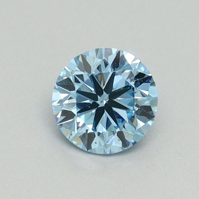 Loose Diamond - ROUND 0.5ct Fancy Vivid Blue VS2: Loose Diamond - ROUND 0.5ct Fancy Vivid Blue VS2 Source: This is a real non-mined Diamond that has been grown in a lab Shape: ROUND Carats: 0.5 Color: Fancy Vivid Blue Certification: IGI Video: