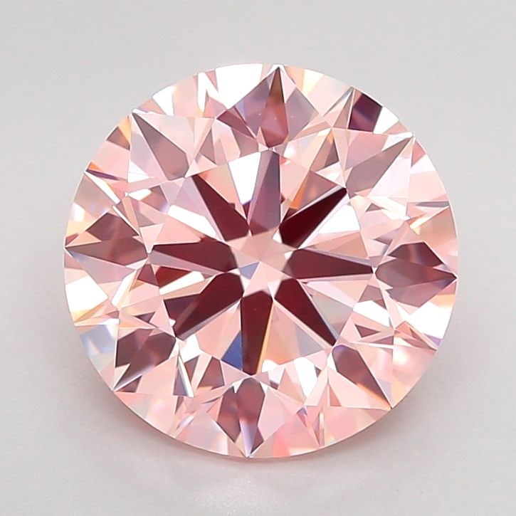 Ideal Loose Diamond - ROUND 3.19ct Fancy Vivid Pink VVS2: Ideal Loose Diamond - ROUND 3.19ct Fancy Vivid Pink VVS2 Source: This is a real non-mined Diamond that has been grown in a lab Shape: ROUND Carats: 3.19 Color: Fancy Vivid Pink Certification: IGI Vide