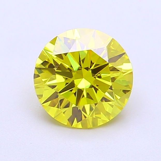 Ideal Loose Diamond - ROUND 1.08ct Fancy Vivid Yellow VVS1 (1 of 1)