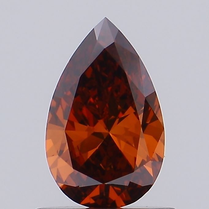 Loose Diamond - PEAR 0.64ct Fancy Deep Red VVS2: Loose Diamond - PEAR 0.64ct Fancy Deep Red VVS2 Source: This is a real non-mined Diamond that has been grown in a lab Shape: PEAR Carats: 0.64 Color: Fancy Deep Red Certification: NONE Video: