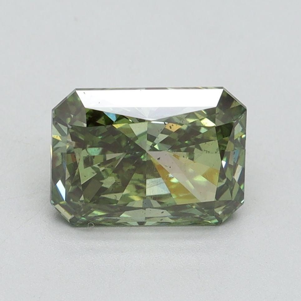 Loose Diamond - RADIANT 2.02ct Fancy Vivid Green SI1: Loose Diamond - RADIANT 2.02ct Fancy Vivid Green SI1 Source: This is a real non-mined Diamond that has been grown in a lab Shape: RADIANT Carats: 2.02 Color: Fancy Vivid Green Certification: IGI Video