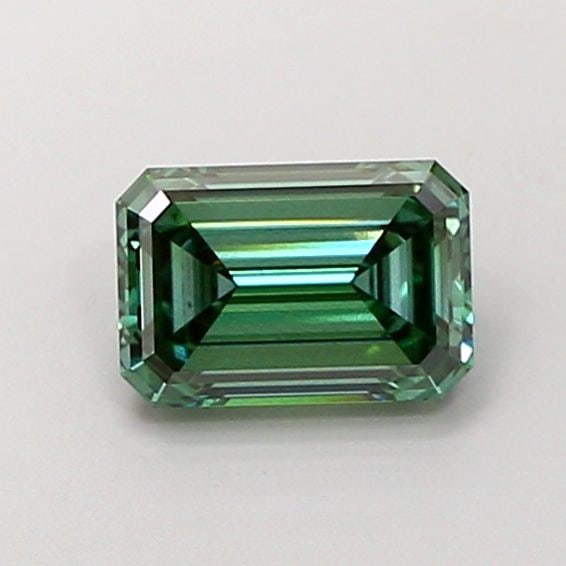 Loose Diamond - EMERALD 1.51ct Fancy Vivid Green VS2 (1 of 1)