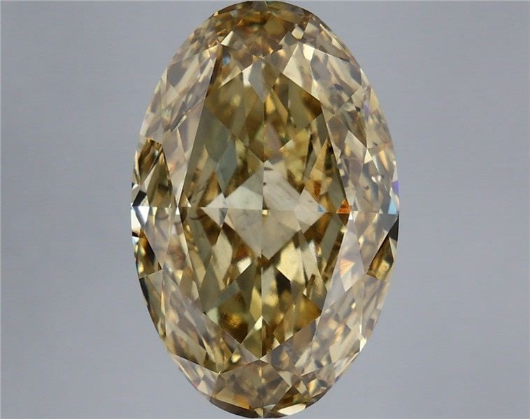 Loose Diamond - OVAL 12.05ct Fancy Vivid Gray Yellow SI1: Loose Diamond - OVAL 12.05ct Fancy Vivid Gray Yellow SI1 Source: This is a real non-mined Diamond that has been grown in a lab Shape: OVAL Carats: 12.05 Color: Fancy Vivid Gray Yellow Certification: I