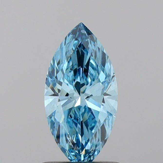 Loose Diamond - MARQUISE 0.79ct Fancy Vivid Blue VS1: Loose Diamond - MARQUISE 0.79ct Fancy Vivid Blue VS1 Source: This is a real non-mined Diamond that has been grown in a lab Shape: MARQUISE Carats: 0.79 Color: Fancy Vivid Blue Certification: IGI Video
