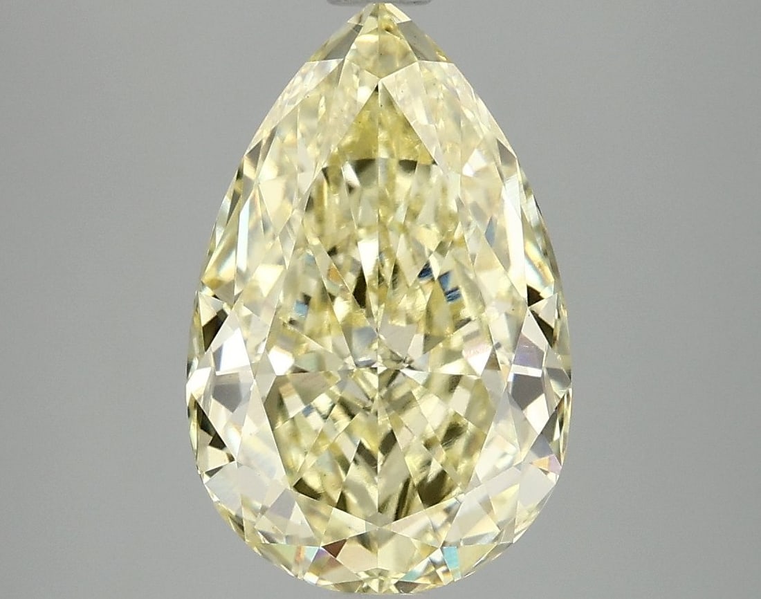Loose Diamond - PEAR 4.01ct Fancy Intense Yellow VS1: Loose Diamond - PEAR 4.01ct Fancy Intense Yellow VS1 Source: This is a real non-mined Diamond that has been grown in a lab Shape: PEAR Carats: 4.01 Color: Fancy Intense Yellow Certification: IGI Video