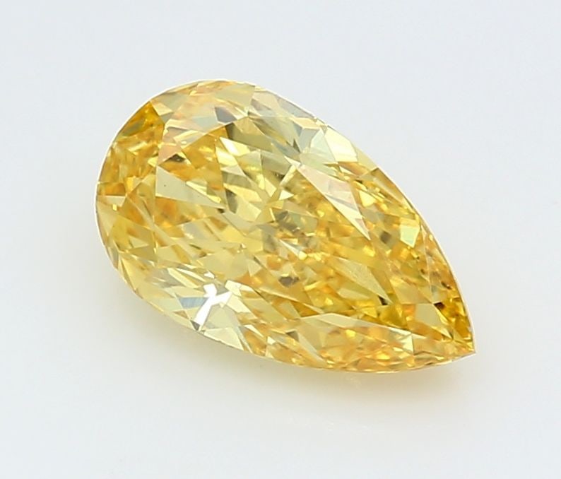 Loose Diamond - PEAR 2.04ct Fancy Vivid Yellow VS1: Loose Diamond - PEAR 2.04ct Fancy Vivid Yellow VS1 Source: This is a real non-mined Diamond that has been grown in a lab Shape: PEAR Carats: 2.04 Color: Fancy Vivid Yellow Certification: IGI Video: