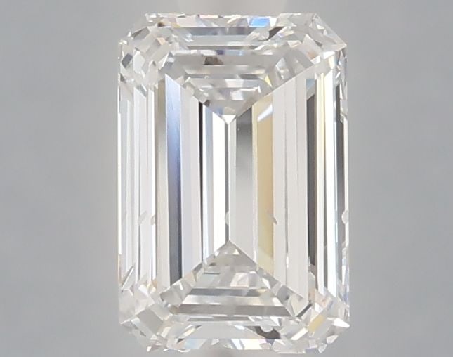 Loose Diamond - EMERALD 1.01ct E SI1: Loose Diamond - EMERALD 1.01ct E SI1 Source: This is a real non-mined Diamond that has been grown in a lab Shape: EMERALD Carats: 1.01 Color: E Clarity: SI1 Certification: NONE Video: