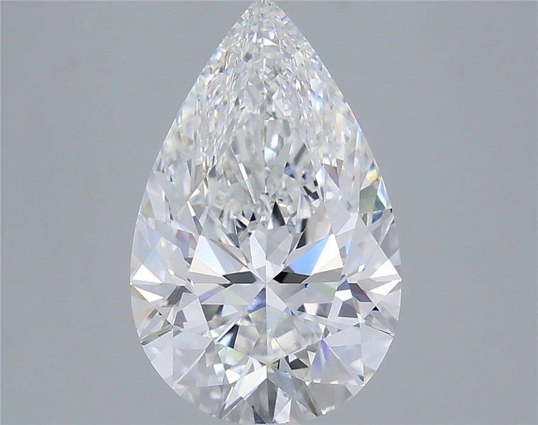 Loose Diamond - PEAR 4.34ct E VVS2: Loose Diamond - PEAR 4.34ct E VVS2 Source: This is a real non-mined Diamond that has been grown in a lab Shape: PEAR Carats: 4.34 Color: E Clarity: VVS2 Certification: IGI Video: