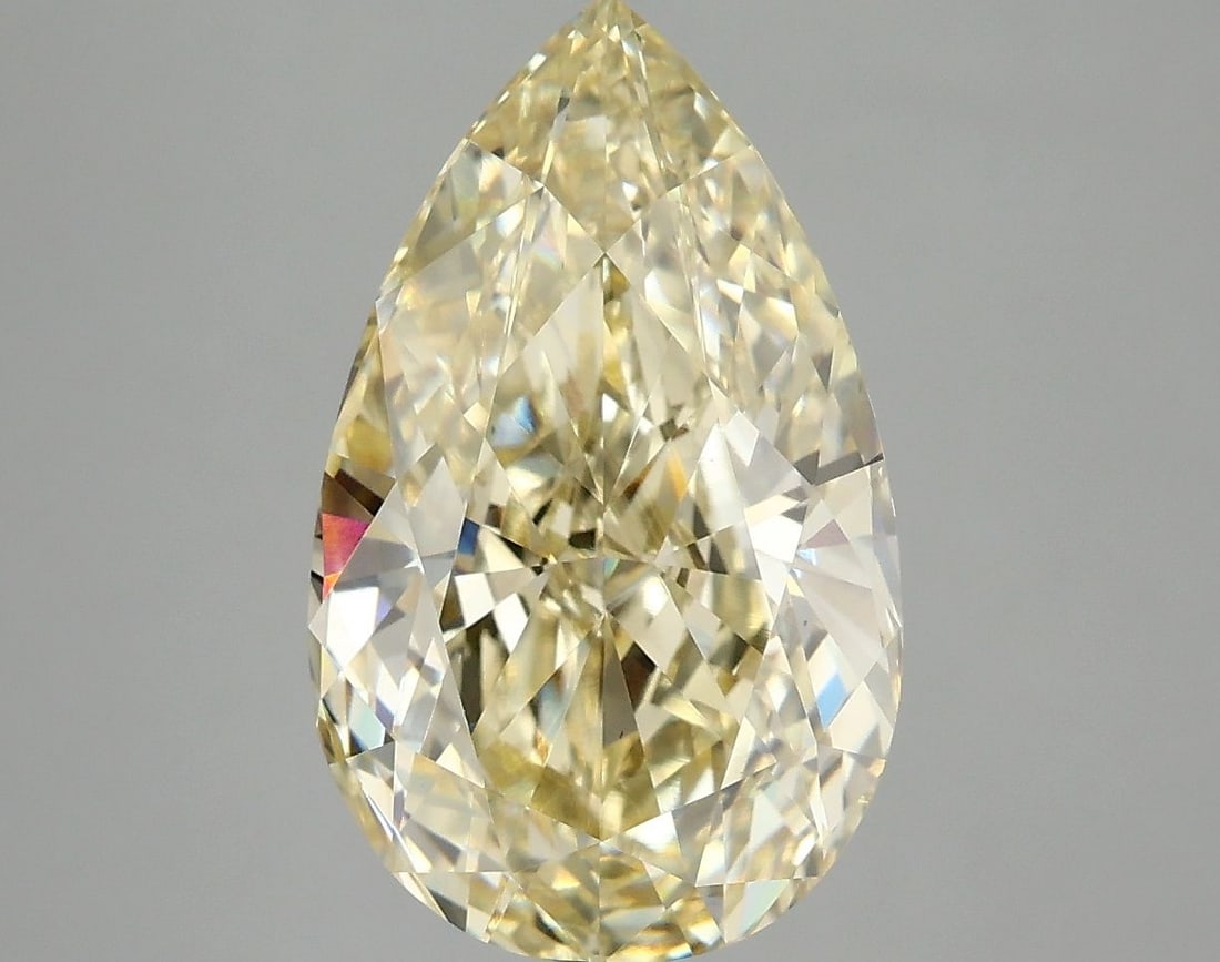 Loose Diamond - PEAR 5.01ct Fancy Intense Yellow VS1: Loose Diamond - PEAR 5.01ct Fancy Intense Yellow VS1 Source: This is a real non-mined Diamond that has been grown in a lab Shape: PEAR Carats: 5.01 Color: Fancy Intense Yellow Certification: IGI Video