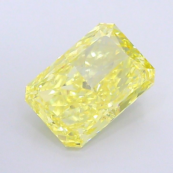 Loose Diamond - RADIANT 5.02ct Fancy Intense Yellow VS1: Loose Diamond - RADIANT 5.02ct Fancy Intense Yellow VS1 Source: This is a real non-mined Diamond that has been grown in a lab Shape: RADIANT Carats: 5.02 Color: Fancy Intense Yellow Certification: IGI