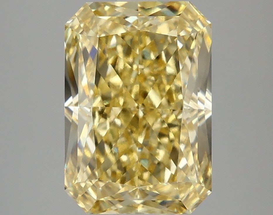 Loose Diamond - RADIANT 4.05ct Fancy Vivid Yellow VS1: Loose Diamond - RADIANT 4.05ct Fancy Vivid Yellow VS1 Source: This is a real non-mined Diamond that has been grown in a lab Shape: RADIANT Carats: 4.05 Color: Fancy Vivid Yellow Certification: IGI Vid