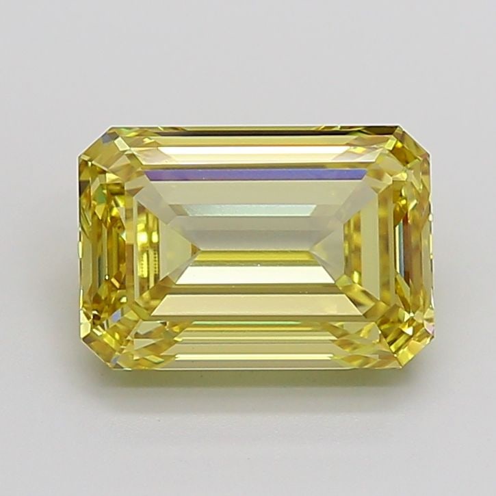 Loose Diamond - EMERALD 5.45ct Fancy Intense Yellow VS1: Loose Diamond - EMERALD 5.45ct Fancy Intense Yellow VS1 Source: This is a real non-mined Diamond that has been grown in a lab Shape: EMERALD Carats: 5.45 Color: Fancy Intense Yellow Certification: IGI