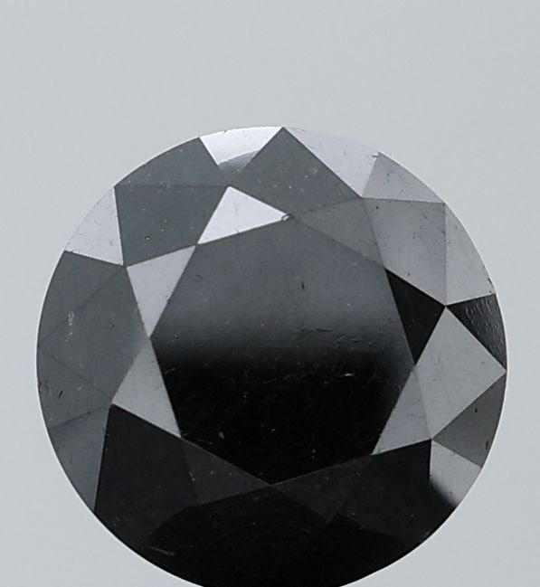 Loose Diamond - ROUND 2.17ct Black VS1: Loose Diamond - ROUND 2.17ct Black VS1 Source: Natural Shape: ROUND Carats: 2.17 Color: Black Certification: NONE Video: