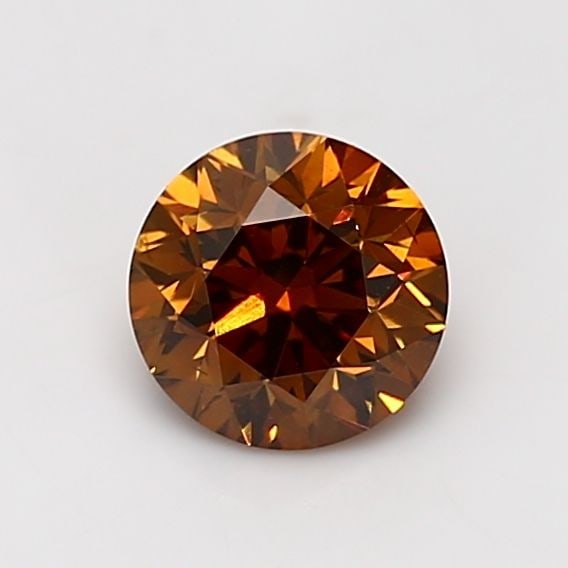Loose Diamond - ROUND 1.0ct Fancy Deep Brownish Yellowish Orange I1: Loose Diamond - ROUND 1.0ct Fancy Deep Brownish Yellowish Orange I1 Source: Natural Shape: ROUND Carats: 1.0 Color: Fancy Deep Brownish Yellowish Orange Certification: GIA Video: