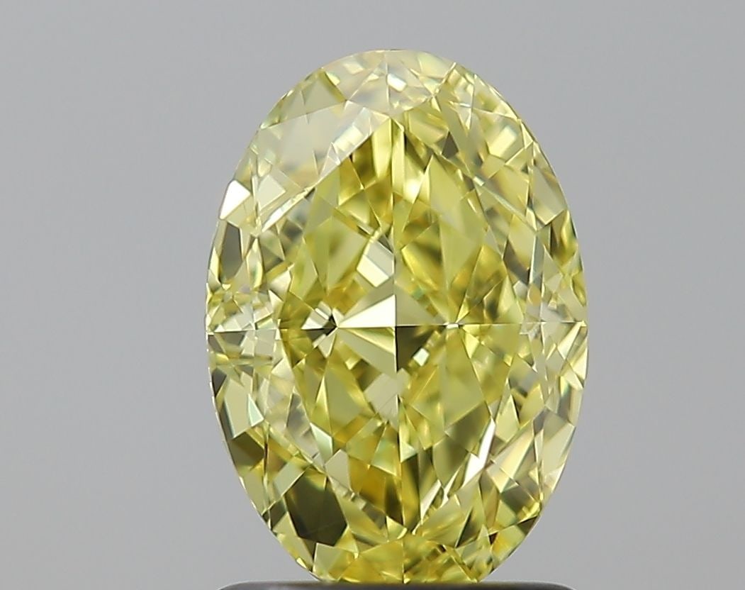 Loose Diamond - OVAL 1.52ct Fancy Intense Yellow VS1: Loose Diamond - OVAL 1.52ct Fancy Intense Yellow VS1 Source: Natural Shape: OVAL Carats: 1.52 Color: Fancy Intense Yellow Certification: GIA Video:
