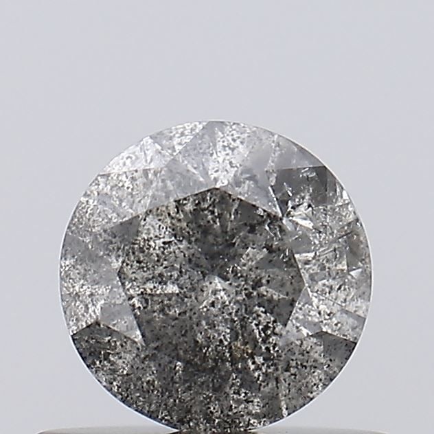 Loose Diamond - ROUND 0.49ct Salt and Pepper I3: Loose Diamond - ROUND 0.49ct Salt and Pepper I3 Source: Natural Shape: ROUND Carats: 0.49 Color: Salt and Pepper Certification: NONE Video: