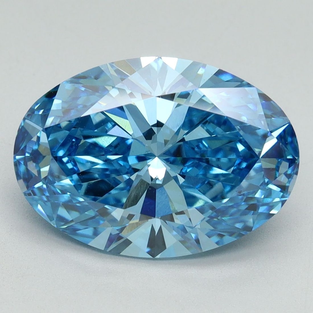 Loose Diamond - OVAL 4.76ct Fancy Vivid Blue VS1: Loose Diamond - OVAL 4.76ct Fancy Vivid Blue VS1 Source: This is a real non-mined Diamond that has been grown in a lab Shape: OVAL Carats: 4.76 Color: Fancy Vivid Blue Certification: IGI Video: