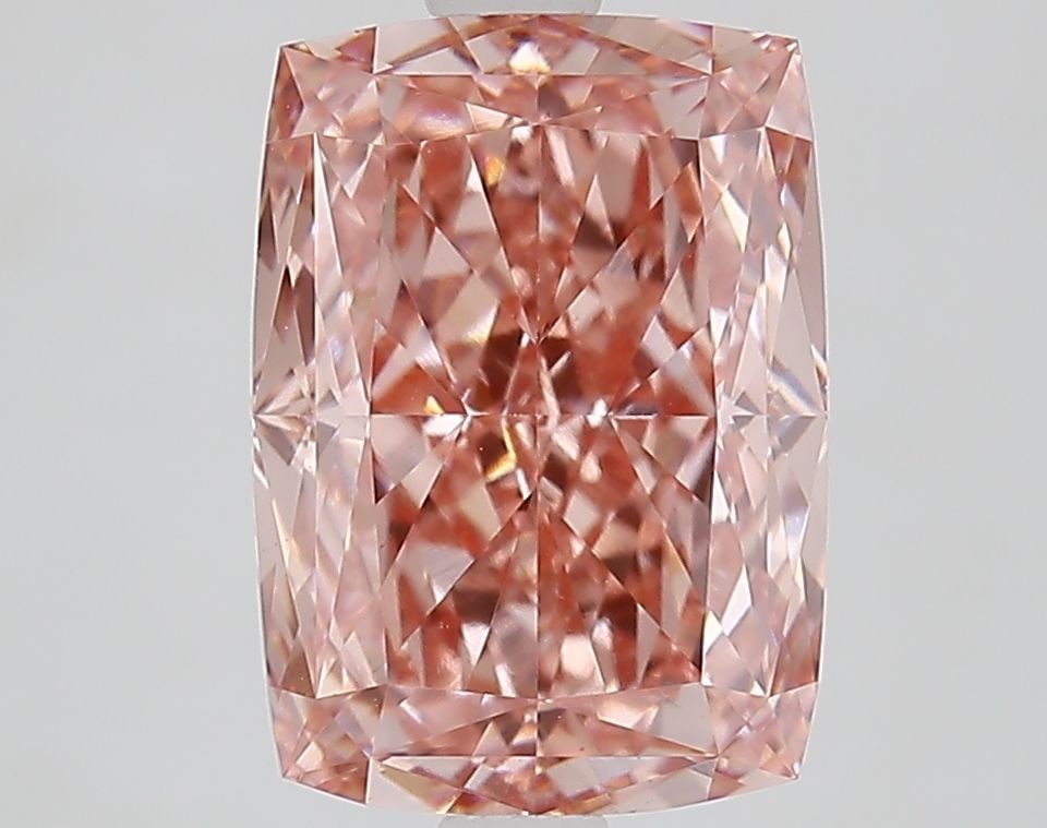 Loose Diamond - CUSHION MODIFIED 3.13ct Fancy Intense Pink VVS2: Loose Diamond - CUSHION MODIFIED 3.13ct Fancy Intense Pink VVS2 Source: This is a real non-mined Diamond that has been grown in a lab Shape: CUSHION MODIFIED Carats: 3.13 Color: Fancy Intense Pink Cer