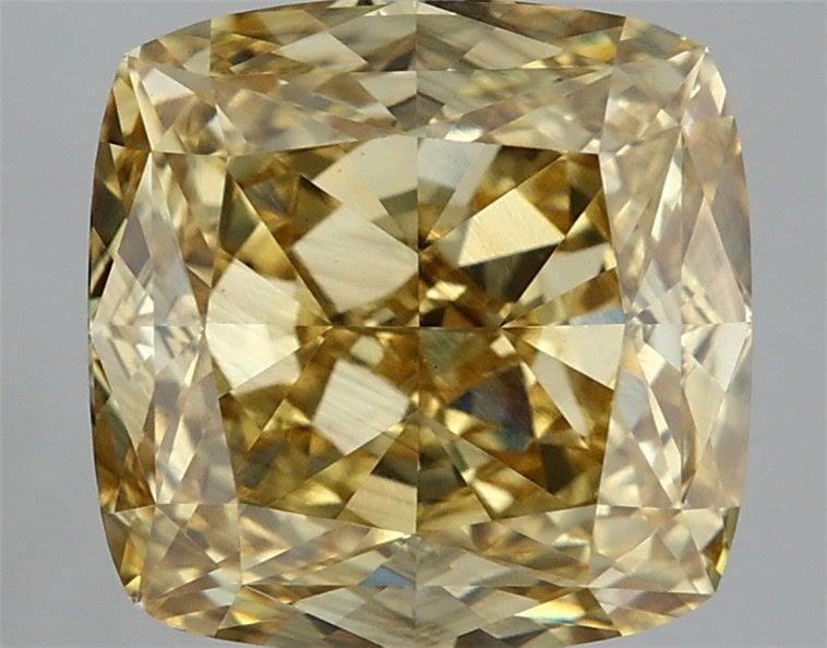 Loose Diamond - CUSHION MODIFIED 5.1ct Fancy Intense Yellow SI1: Loose Diamond - CUSHION MODIFIED 5.1ct Fancy Intense Yellow SI1 Source: This is a real non-mined Diamond that has been grown in a lab Shape: CUSHION MODIFIED Carats: 5.1 Color: Fancy Intense Yellow Ce