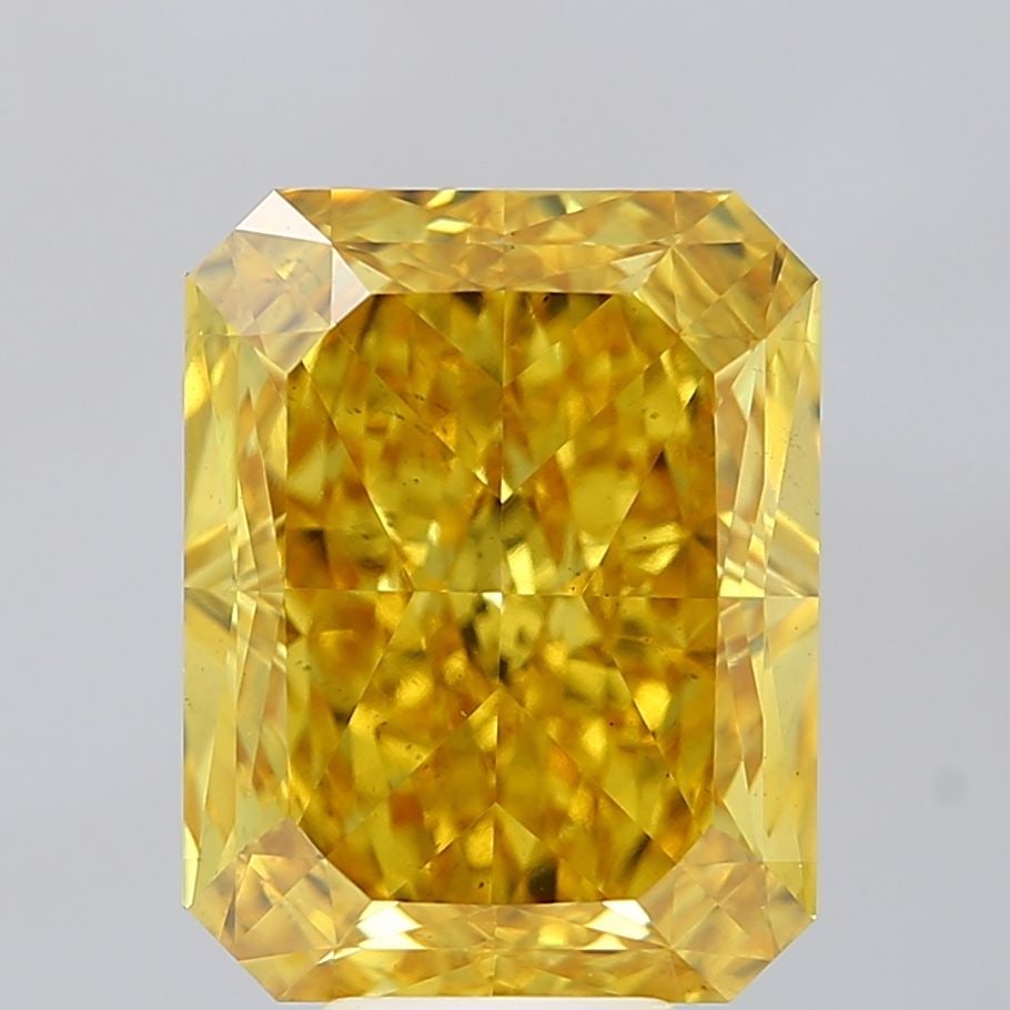 Loose Diamond - CUSHION MODIFIED 4.08ct Fancy Vivid Yellow VS2: Loose Diamond - CUSHION MODIFIED 4.08ct Fancy Vivid Yellow VS2 Source: This is a real non-mined Diamond that has been grown in a lab Shape: CUSHION MODIFIED Carats: 4.08 Color: Fancy Vivid Yellow Cert