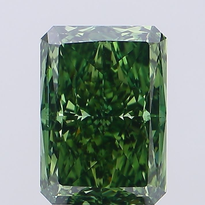 Loose Diamond - RADIANT 10.26ct Fancy Vivid Green VS1: Loose Diamond - RADIANT 10.26ct Fancy Vivid Green VS1 Source: This is a real non-mined Diamond that has been grown in a lab Shape: RADIANT Carats: 10.26 Color: Fancy Vivid Green Certification: IGI Vid