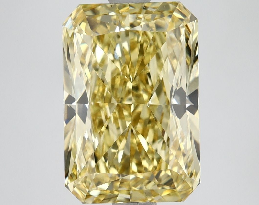 Loose Diamond - RADIANT 3.54ct Fancy Intense Yellow VS1: Loose Diamond - RADIANT 3.54ct Fancy Intense Yellow VS1 Source: This is a real non-mined Diamond that has been grown in a lab Shape: RADIANT Carats: 3.54 Color: Fancy Intense Yellow Certification: IGI