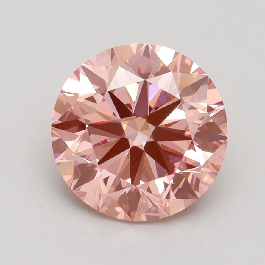 Loose Diamond - ROUND 2.01ct Fancy Vivid Pink SI2: Loose Diamond - ROUND 2.01ct Fancy Vivid Pink SI2 Source: This is a real non-mined Diamond that has been grown in a lab Shape: ROUND Carats: 2.01 Color: Fancy Vivid Pink Certification: IGI Video: