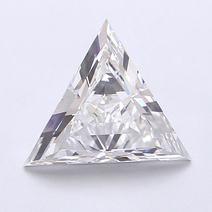 Loose Diamond - TRIANGULAR 2.06ct F VS2: Loose Diamond - TRIANGULAR 2.06ct F VS2 Source: This is a real non-mined Diamond that has been grown in a lab Shape: TRIANGULAR Carats: 2.06 Color: F Clarity: VS2 Certification: IGI Video: