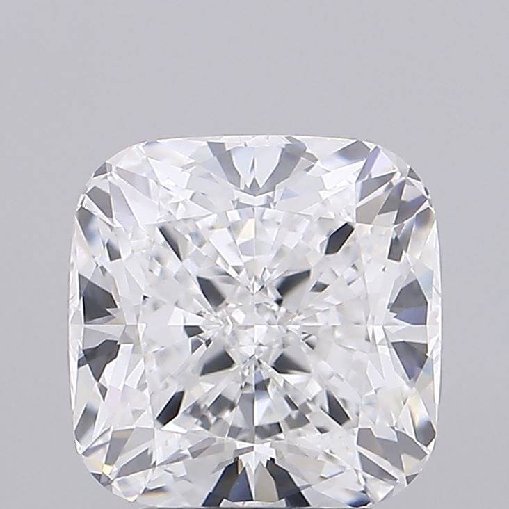 Loose Diamond - CUSHION MODIFIED 3.08ct D VVS2: Loose Diamond - CUSHION MODIFIED 3.08ct D VVS2 Source: This is a real non-mined Diamond that has been grown in a lab Shape: CUSHION MODIFIED Carats: 3.08 Color: D Clarity: VVS2 Certification: IGI Vide