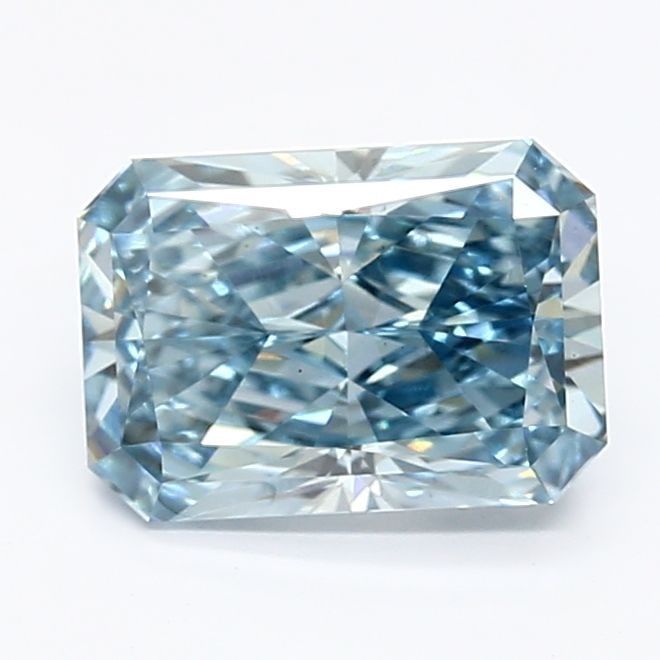 Loose Diamond - RADIANT 1.55ct Fancy Vivid Blue VS1: Loose Diamond - RADIANT 1.55ct Fancy Vivid Blue VS1 Source: This is a real non-mined Diamond that has been grown in a lab Shape: RADIANT Carats: 1.55 Color: Fancy Vivid Blue Certification: IGI Video: