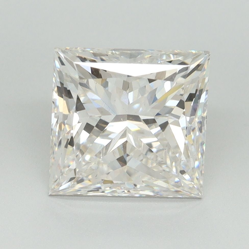 Loose Diamond - PRINCESS 3.15ct F VS2: Loose Diamond - PRINCESS 3.15ct F VS2 Source: This is a real non-mined Diamond that has been grown in a lab Shape: PRINCESS Carats: 3.15 Color: F Clarity: VS2 Certification: NONE Video: