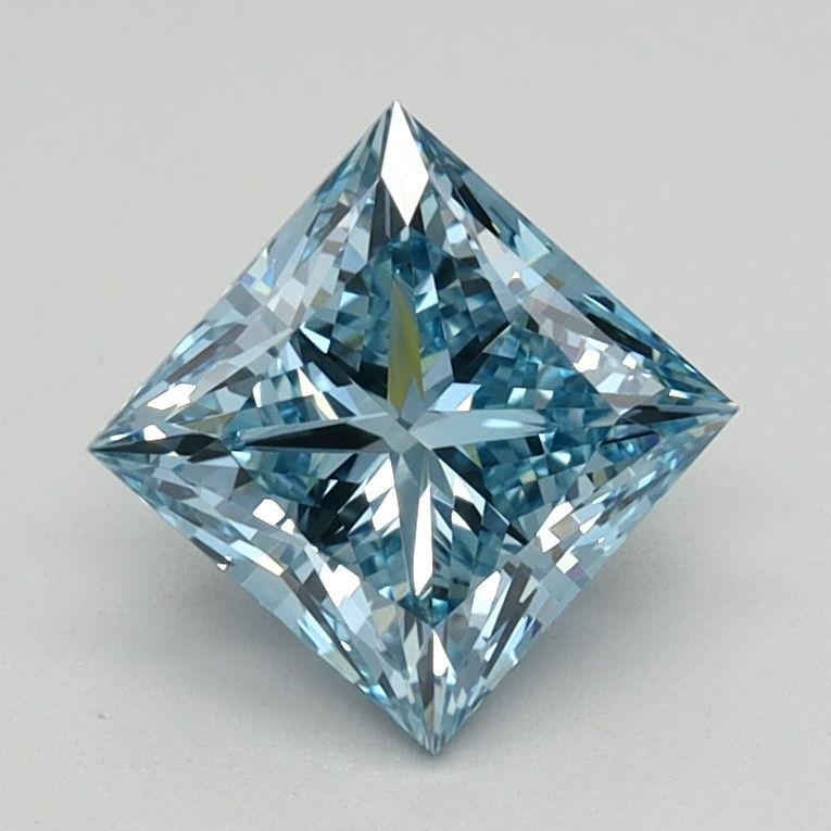 Loose Diamond - PRINCESS 0.96ct Fancy Vivid Blue VVS2: Loose Diamond - PRINCESS 0.96ct Fancy Vivid Blue VVS2 Source: This is a real non-mined Diamond that has been grown in a lab Shape: PRINCESS Carats: 0.96 Color: Fancy Vivid Blue Certification: IGI Vide