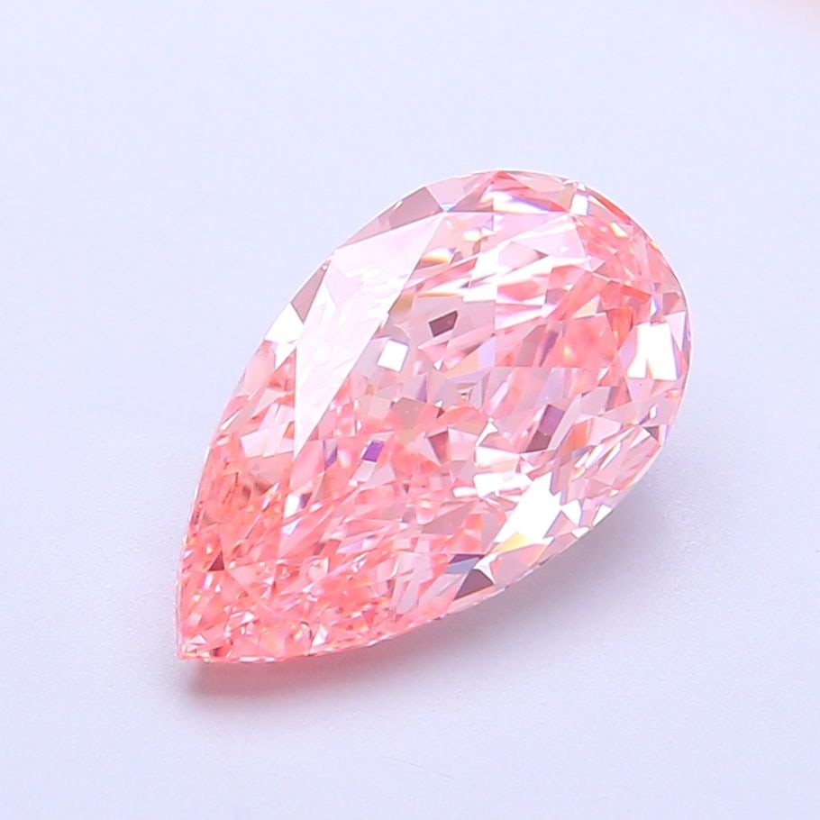 Loose Diamond - PEAR 2.98ct Fancy Vivid Pink VS1: Loose Diamond - PEAR 2.98ct Fancy Vivid Pink VS1 Source: This is a real non-mined Diamond that has been grown in a lab Shape: PEAR Carats: 2.98 Color: Fancy Vivid Pink Certification: IGI Video:
