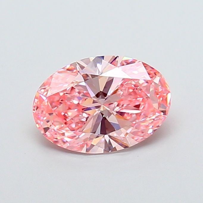 Loose Diamond - OVAL 1.61ct Fancy Vivid Pink VS1: Loose Diamond - OVAL 1.61ct Fancy Vivid Pink VS1 Source: This is a real non-mined Diamond that has been grown in a lab Shape: OVAL Carats: 1.61 Color: Fancy Vivid Pink Certification: IGI Video: