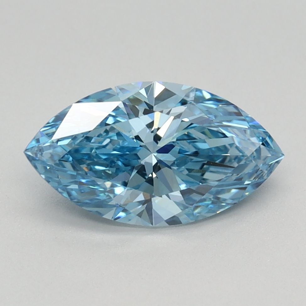 Loose Diamond - MARQUISE 1.19ct Fancy Vivid Blue VVS2: Loose Diamond - MARQUISE 1.19ct Fancy Vivid Blue VVS2 Source: This is a real non-mined Diamond that has been grown in a lab Shape: MARQUISE Carats: 1.19 Color: Fancy Vivid Blue Certification: IGI Vide