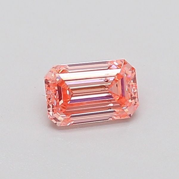 Loose Diamond - EMERALD 0.4ct Fancy Intense Pink SI2: Loose Diamond - EMERALD 0.4ct Fancy Intense Pink SI2 Source: This is a real non-mined Diamond that has been grown in a lab Shape: EMERALD Carats: 0.4 Color: Fancy Intense Pink Certification: NONE Vide