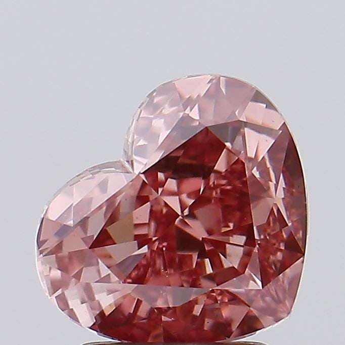 Loose Diamond - HEART 2.54ct Fancy Brown Pink VS1: Loose Diamond - HEART 2.54ct Fancy Brown Pink VS1 Source: This is a real non-mined Diamond that has been grown in a lab Shape: HEART Carats: 2.54 Color: Fancy Brown Pink Certification: IGI Video: