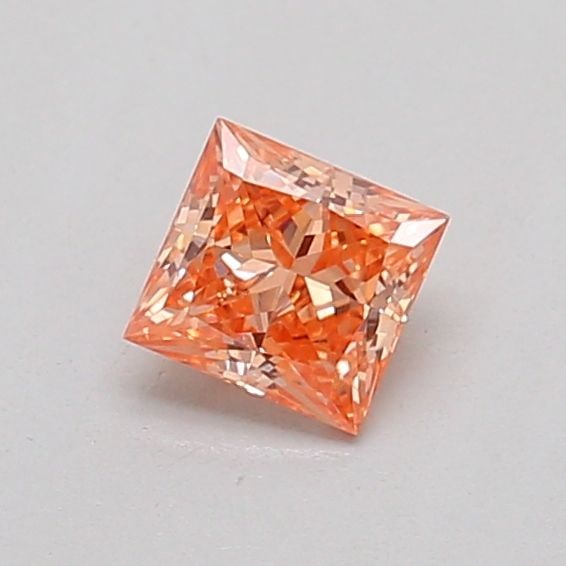 Loose Diamond - PRINCESS 0.24ct Fancy Intense Brownish Orange VS2: Loose Diamond - PRINCESS 0.24ct Fancy Intense Brownish Orange VS2 Source: This is a real non-mined Diamond that has been grown in a lab Shape: PRINCESS Carats: 0.24 Color: Fancy Intense Brownish Orang