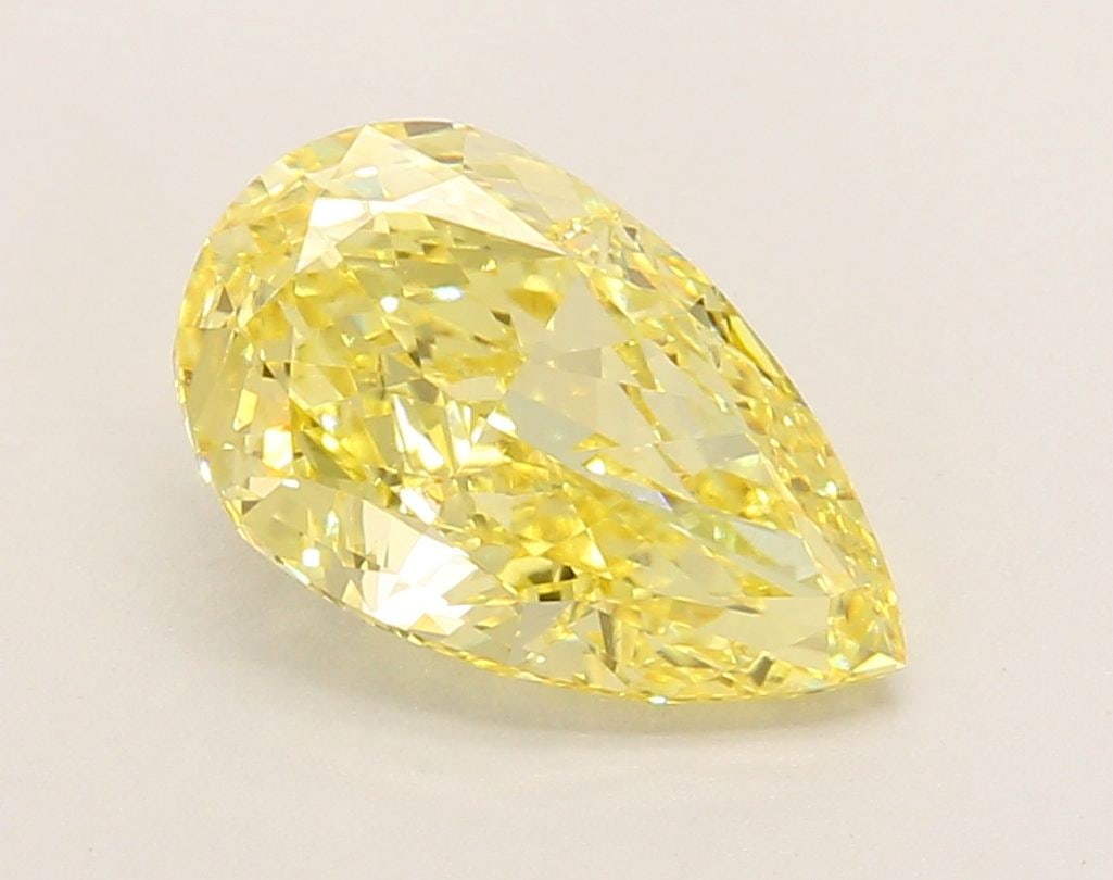 Loose Diamond - PEAR 2.78ct Fancy Intense Yellow VVS2: Loose Diamond - PEAR 2.78ct Fancy Intense Yellow VVS2 Source: This is a real non-mined Diamond that has been grown in a lab Shape: PEAR Carats: 2.78 Color: Fancy Intense Yellow Certification: IGI Vide