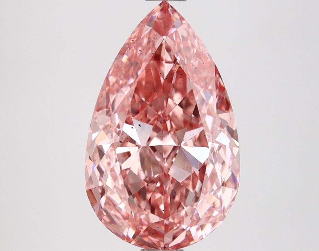 Loose Diamond - PEAR 3.02ct Fancy Vivid Pink SI1: Loose Diamond - PEAR 3.02ct Fancy Vivid Pink SI1 Source: This is a real non-mined Diamond that has been grown in a lab Shape: PEAR Carats: 3.02 Color: Fancy Vivid Pink Certification: IGI Video: