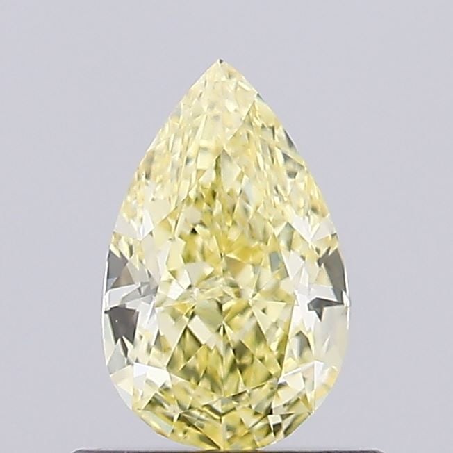 Loose Diamond - PEAR 0.59ct Fancy Yellow VVS2: Loose Diamond - PEAR 0.59ct Fancy Yellow VVS2 Source: This is a real non-mined Diamond that has been grown in a lab Shape: PEAR Carats: 0.59 Color: Fancy Yellow Certification: IGI Video: