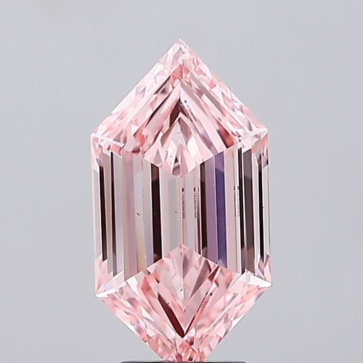 Loose Diamond - HEXAGONAL 3.23ct Fancy Vivid Pink VS1 (1 of 1)
