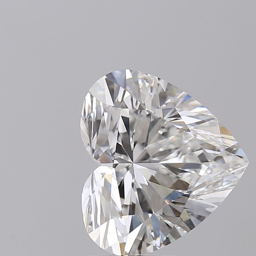 Loose Diamond - HEART 4.0ct E VS1: Loose Diamond - HEART 4.0ct E VS1 Source: This is a real non-mined Diamond that has been grown in a lab Shape: HEART Carats: 4.0 Color: E Clarity: VS1 Certification: IGI Video: