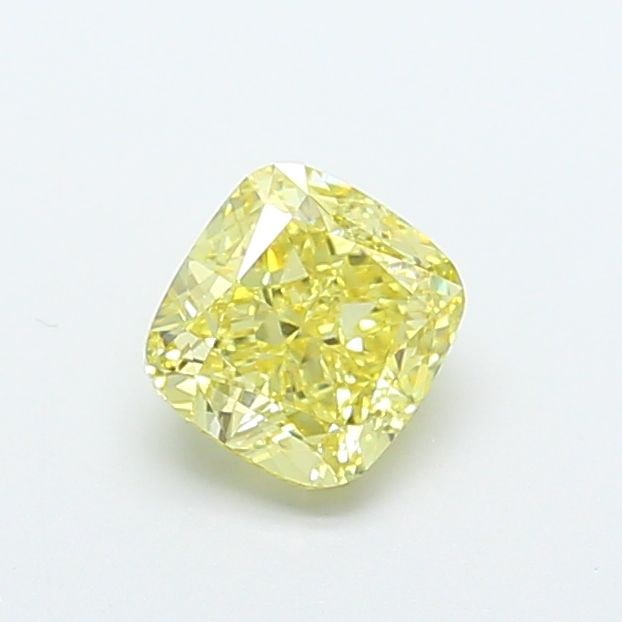 Loose Diamond - CUSHION MODIFIED 2.1ct Fancy Intense Yellow VVS2: Loose Diamond - CUSHION MODIFIED 2.1ct Fancy Intense Yellow VVS2 Source: This is a real non-mined Diamond that has been grown in a lab Shape: CUSHION MODIFIED Carats: 2.1 Color: Fancy Intense Yellow C