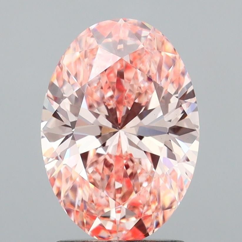 Loose Diamond - OVAL 2.02ct Fancy Intense Pink VS1: Loose Diamond - OVAL 2.02ct Fancy Intense Pink VS1 Source: This is a real non-mined Diamond that has been grown in a lab Shape: OVAL Carats: 2.02 Color: Fancy Intense Pink Certification: IGI Video: