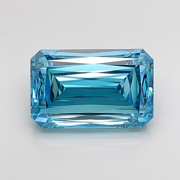 Loose Diamond - RADIANT 2.02ct Fancy Vivid Blue VVS2: Loose Diamond - RADIANT 2.02ct Fancy Vivid Blue VVS2 Source: This is a real non-mined Diamond that has been grown in a lab Shape: RADIANT Carats: 2.02 Color: Fancy Vivid Blue Certification: IGI Video: