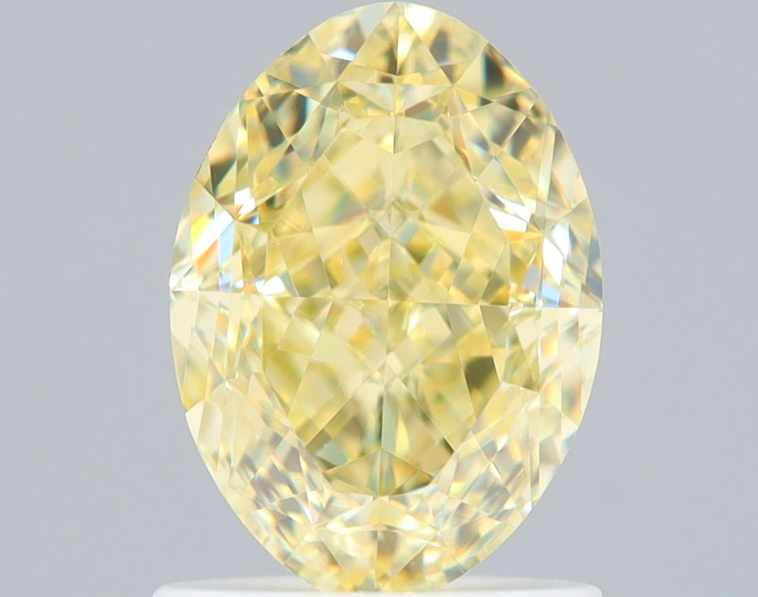 Loose Diamond - OVAL 1.5ct Fancy Yellow VS1: Loose Diamond - OVAL 1.5ct Fancy Yellow VS1 Source: Natural Shape: OVAL Carats: 1.5 Color: Fancy Yellow Certification: GIA Video: