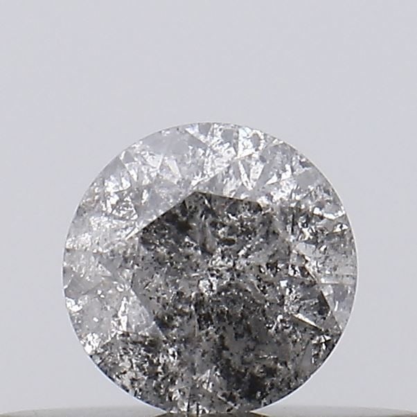 Loose Diamond - ROUND 0.25ct Salt and Pepper I3: Loose Diamond - ROUND 0.25ct Salt and Pepper I3 Source: Natural Shape: ROUND Carats: 0.25 Color: Salt and Pepper Certification: NONE Video: