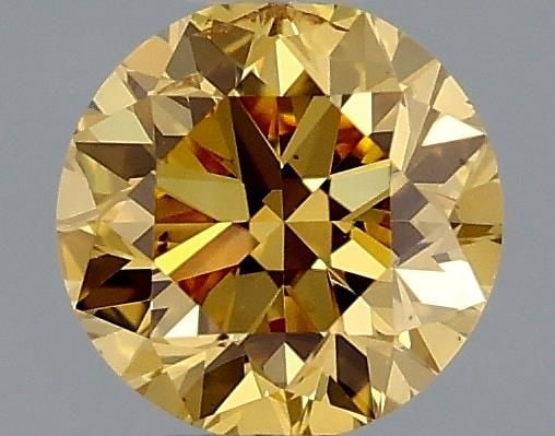 Loose Diamond - ROUND 0.27ct Fancy Intense Orangey Yellow I1: Loose Diamond - ROUND 0.27ct Fancy Intense Orangey Yellow I1 Source: Natural Shape: ROUND Carats: 0.27 Color: Fancy Intense Orangey Yellow Certification: GIA Video: