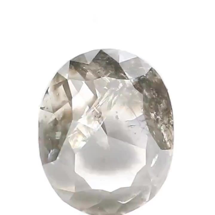 Loose Diamond - OVAL 1.4ct Salt and Pepper I3: Loose Diamond - OVAL 1.4ct Salt and Pepper I3 Source: Natural Shape: OVAL Carats: 1.4 Color: Salt and Pepper Certification: NONE Video: